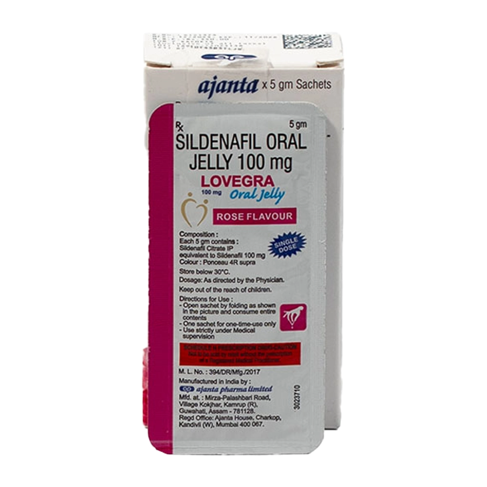 Lovegra Oral Jelly 100mg