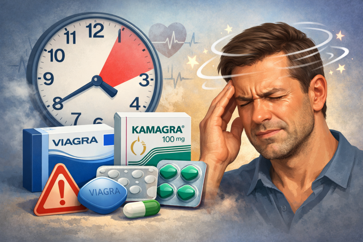 naeffecten van Viagra en Kamagra