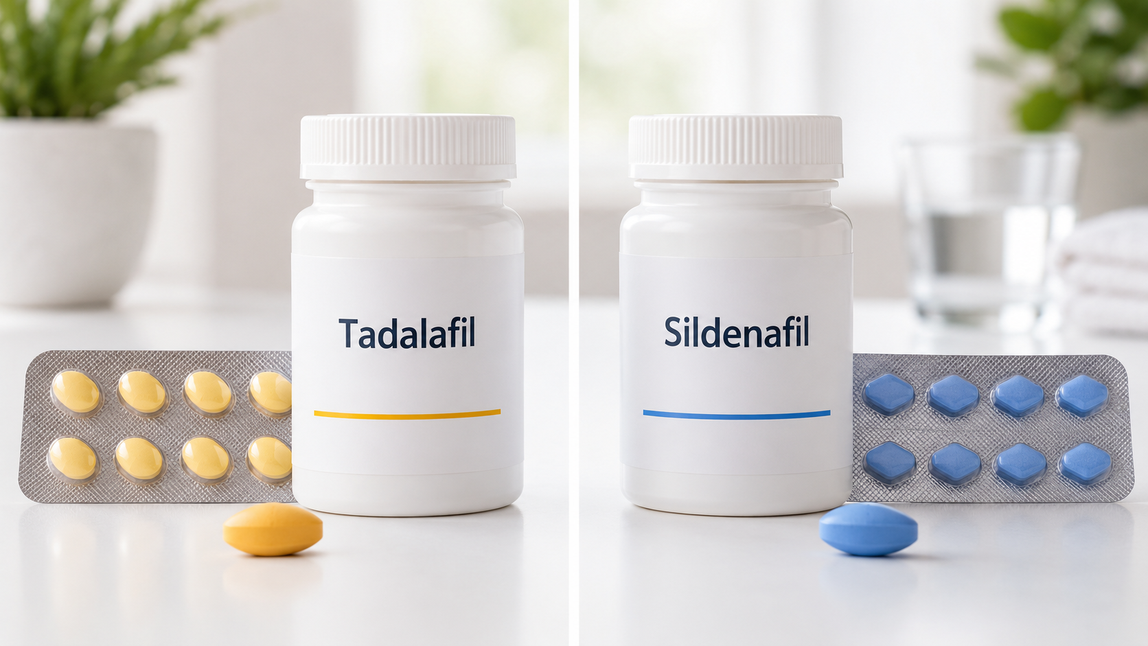 Tadalafil of sildenafil: wat is het verschil?